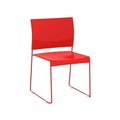Safco Safco 4271RR Currant High Density Stack Chair - Red; Pack of 4 4271RR